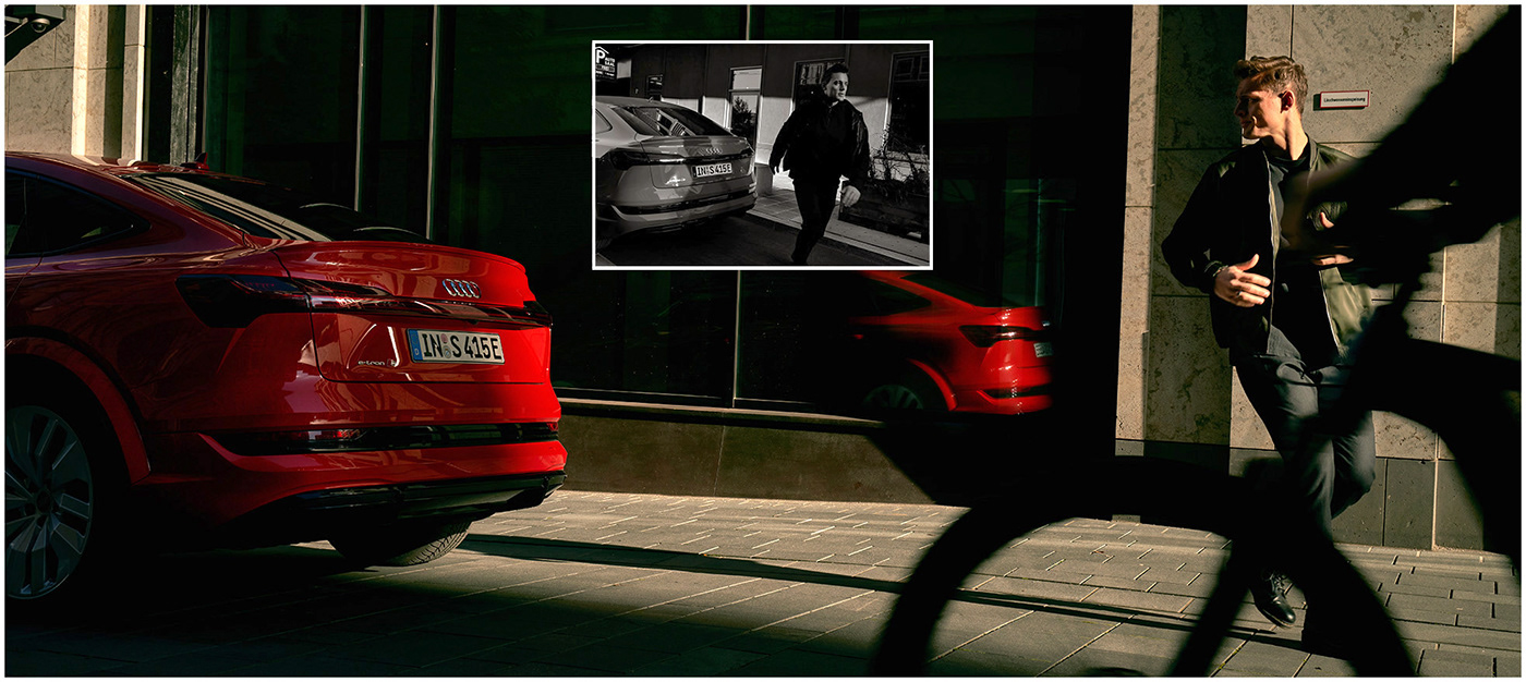 advertisingagency Audi caradvertising carphotography Carshoot editorial Advertising  audietron audisportback carproduction