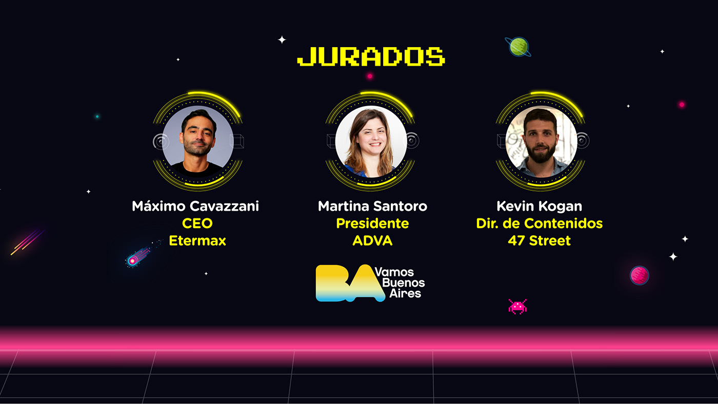 game arcade buenos aires argentina game show videojuegos identidad sistema DESARROLLO VIDEOJUEGO proyecto jovenes