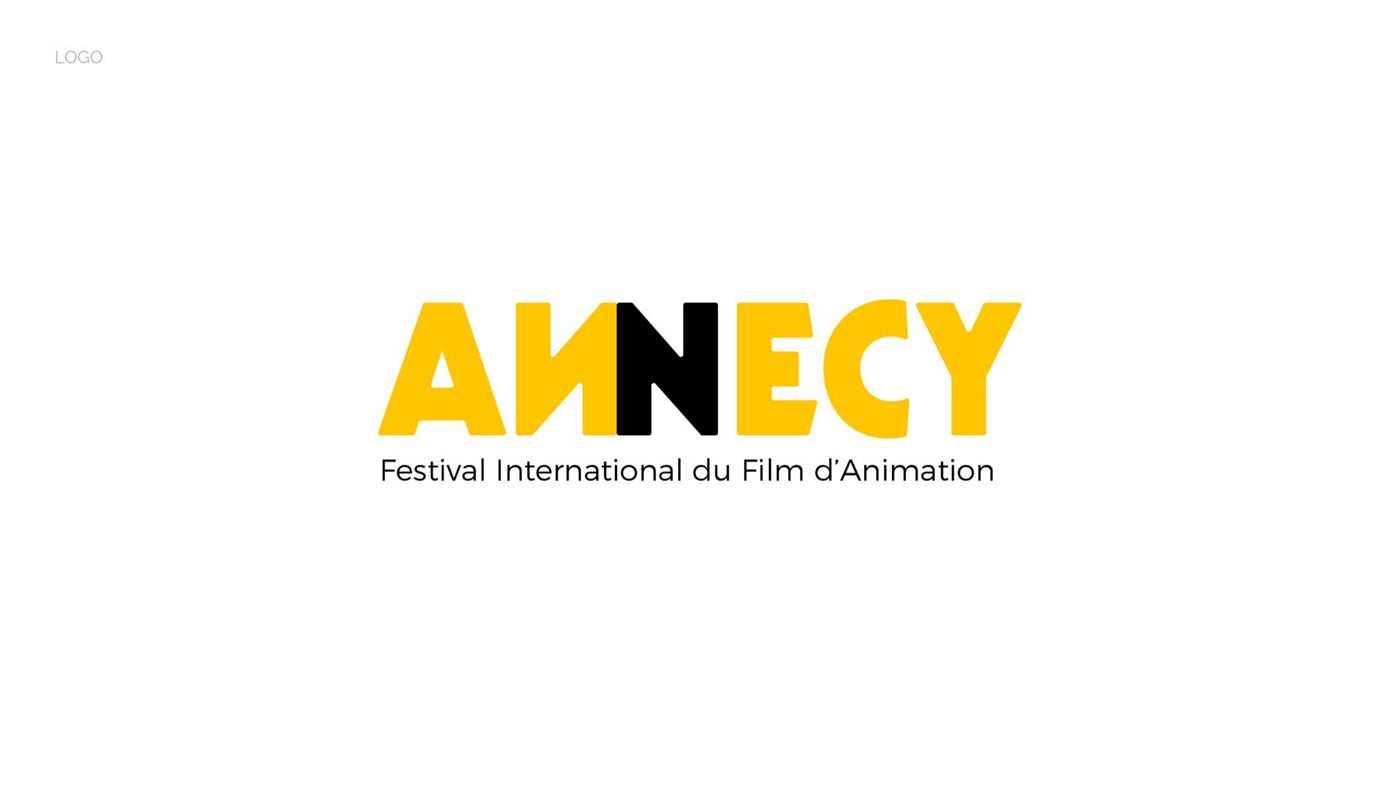 animation  Animation film festival annecy branding  discover film festival graphic design  motion design open rebranding