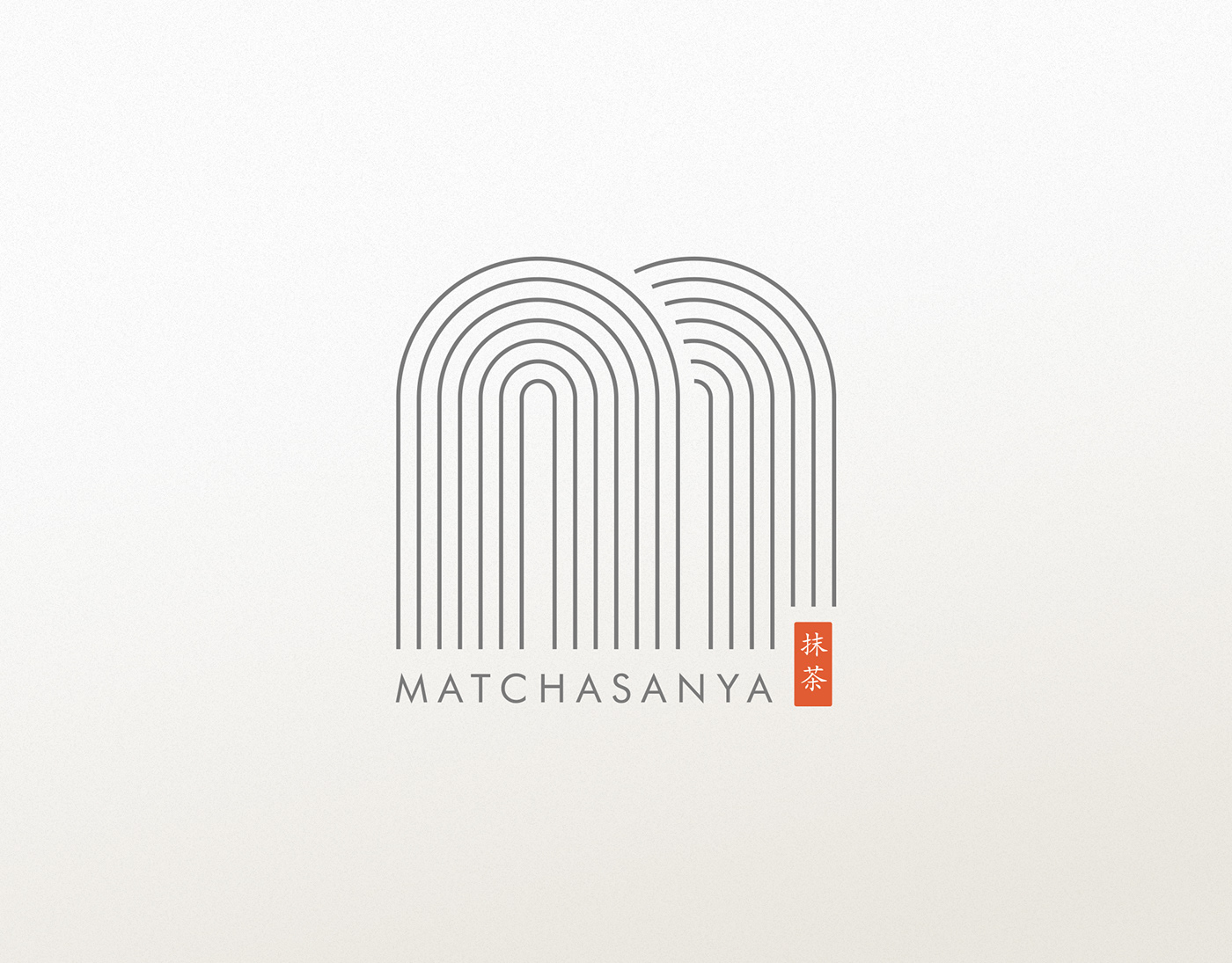 branding  japanese Japanese modern logo matcha Minimalism symbol zen