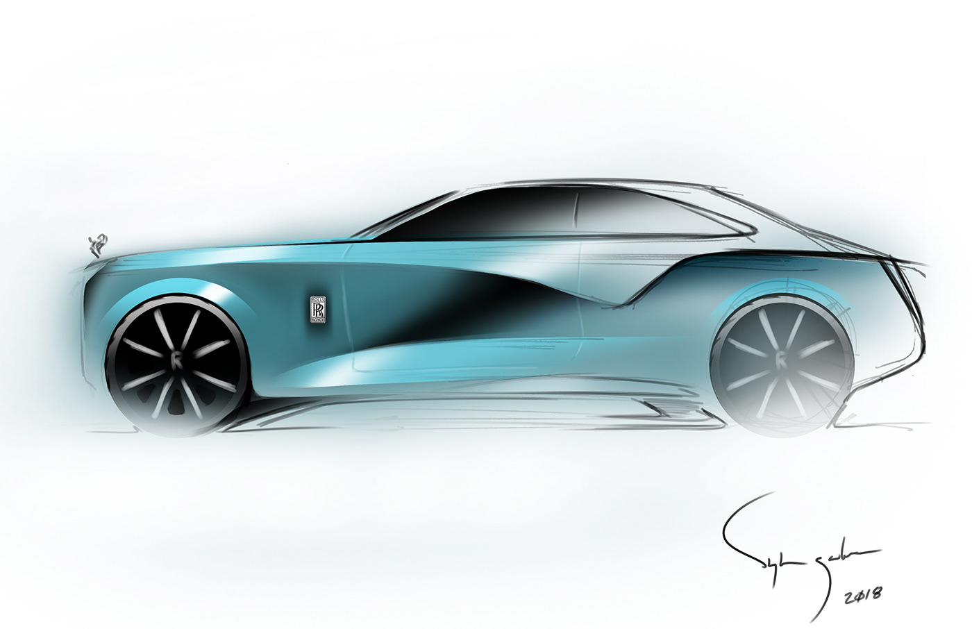 automotive   automotivedesign car designer carconcepts cardesign exteriordesign industrialdesign PhotoshopRender sketchrender truckdesign
