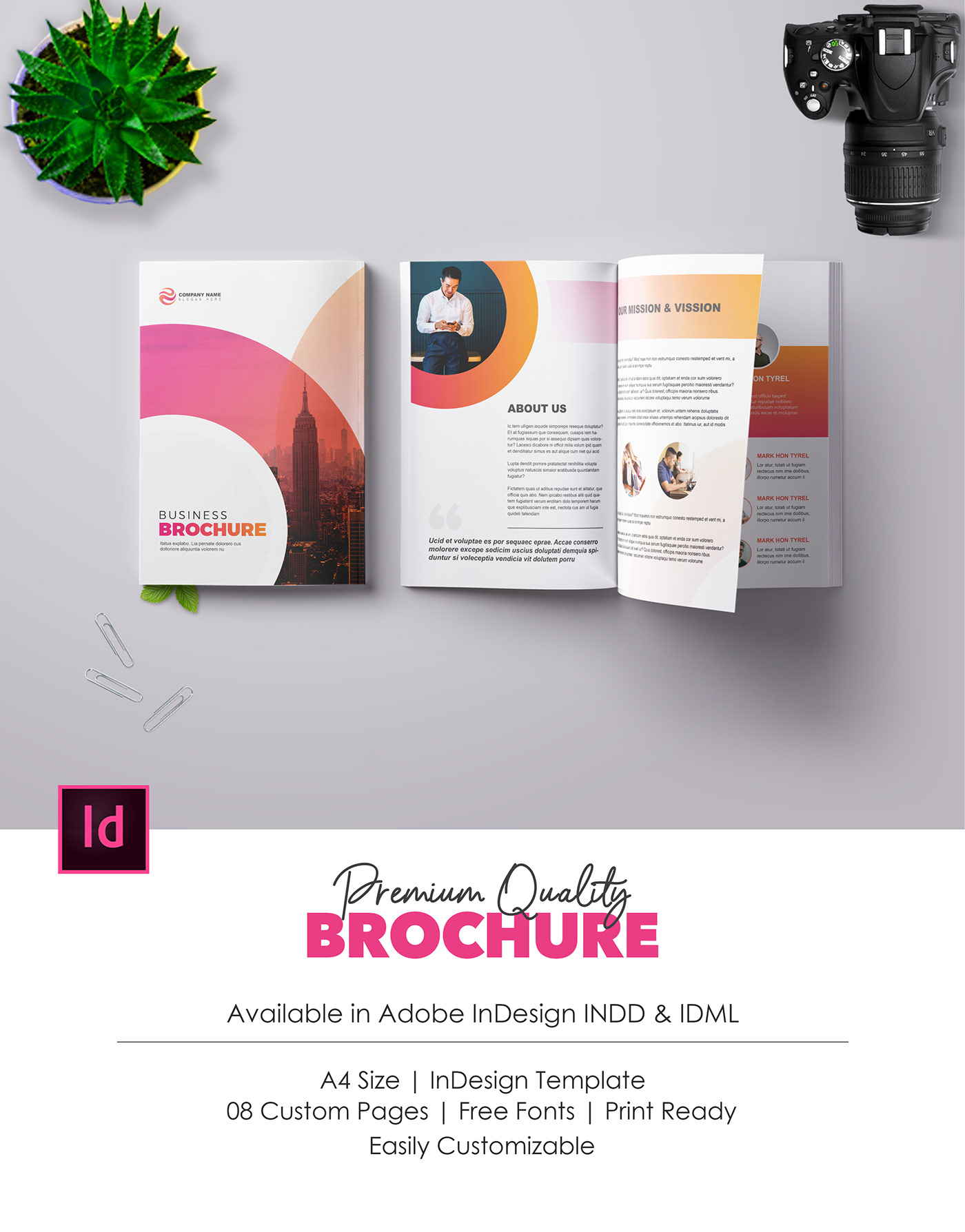 annual report bifold brochure free Business Proposal company profile Company Profile Free free brochure download Free Brochure Template free download Free InDesign Template Free Template