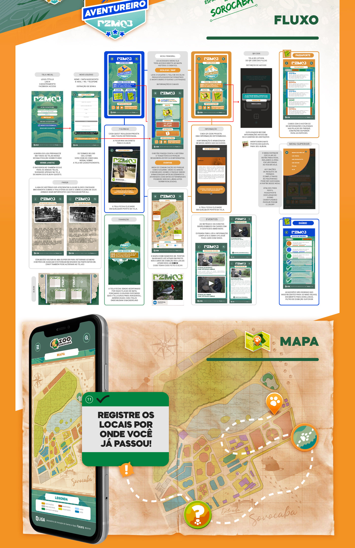 animais app app design arte Ilustração mobile ui design zoologico