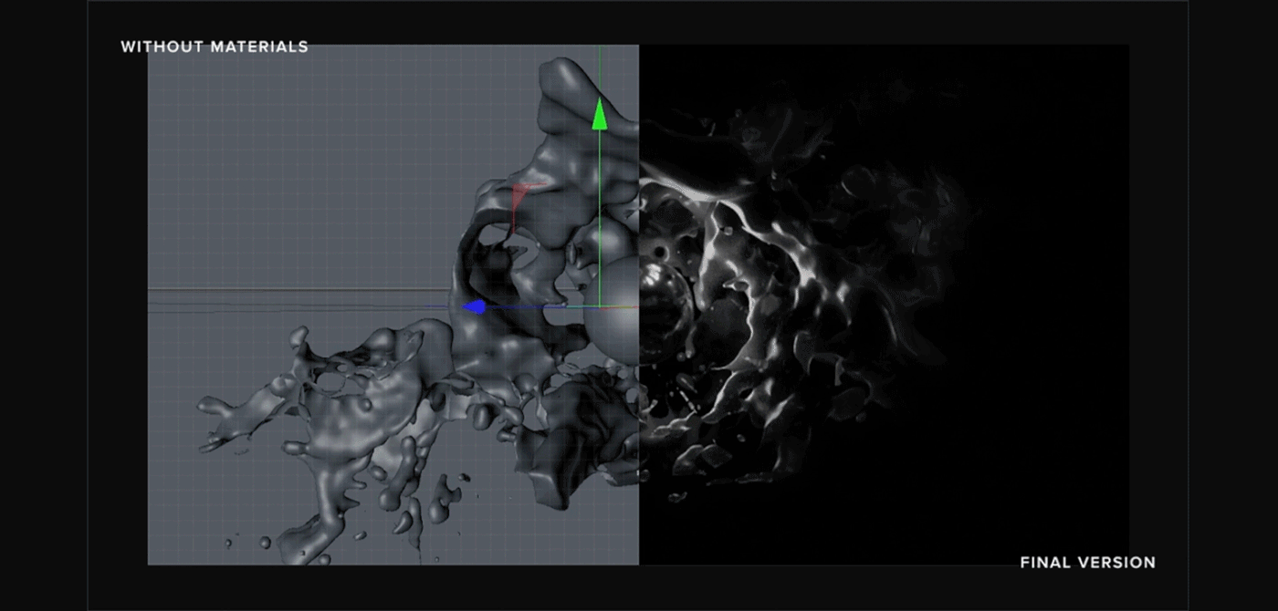 3D animation  Clean Design dark Interface landingpage Minimalism modern UI ux