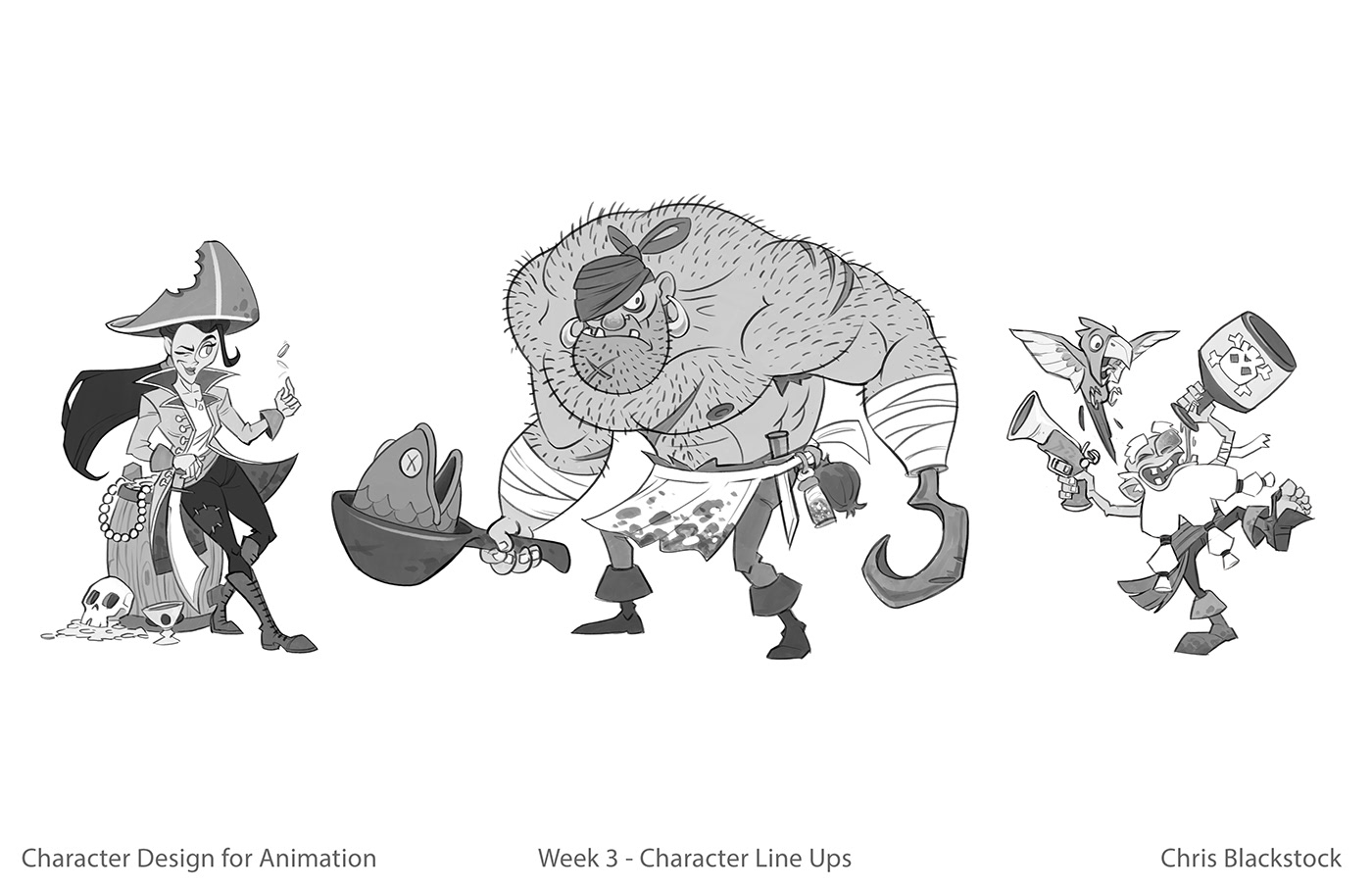 animation  Character design  chris blackstock concept art Digital Art  digital illustration ILLUSTRATION  nate wragg