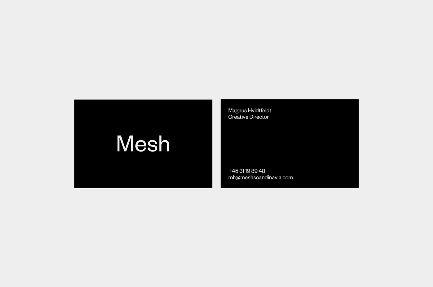 Mesh business cards