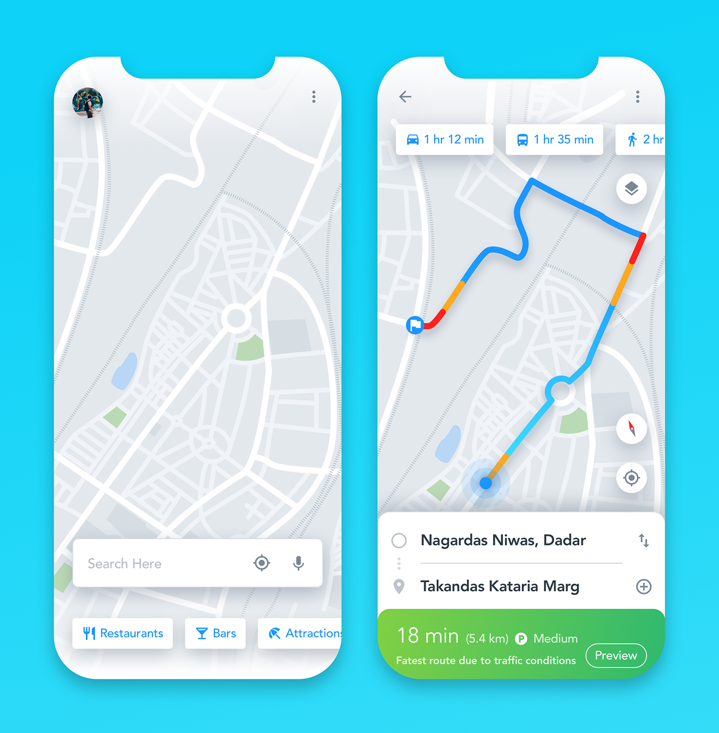 maps google app ios UI map iphone iphonex android challenge