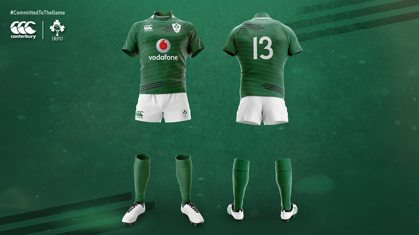 Kit Design kit Rugby Rugby Kit design Six Nations IRFU Ireland Ireland rugby Canterbury