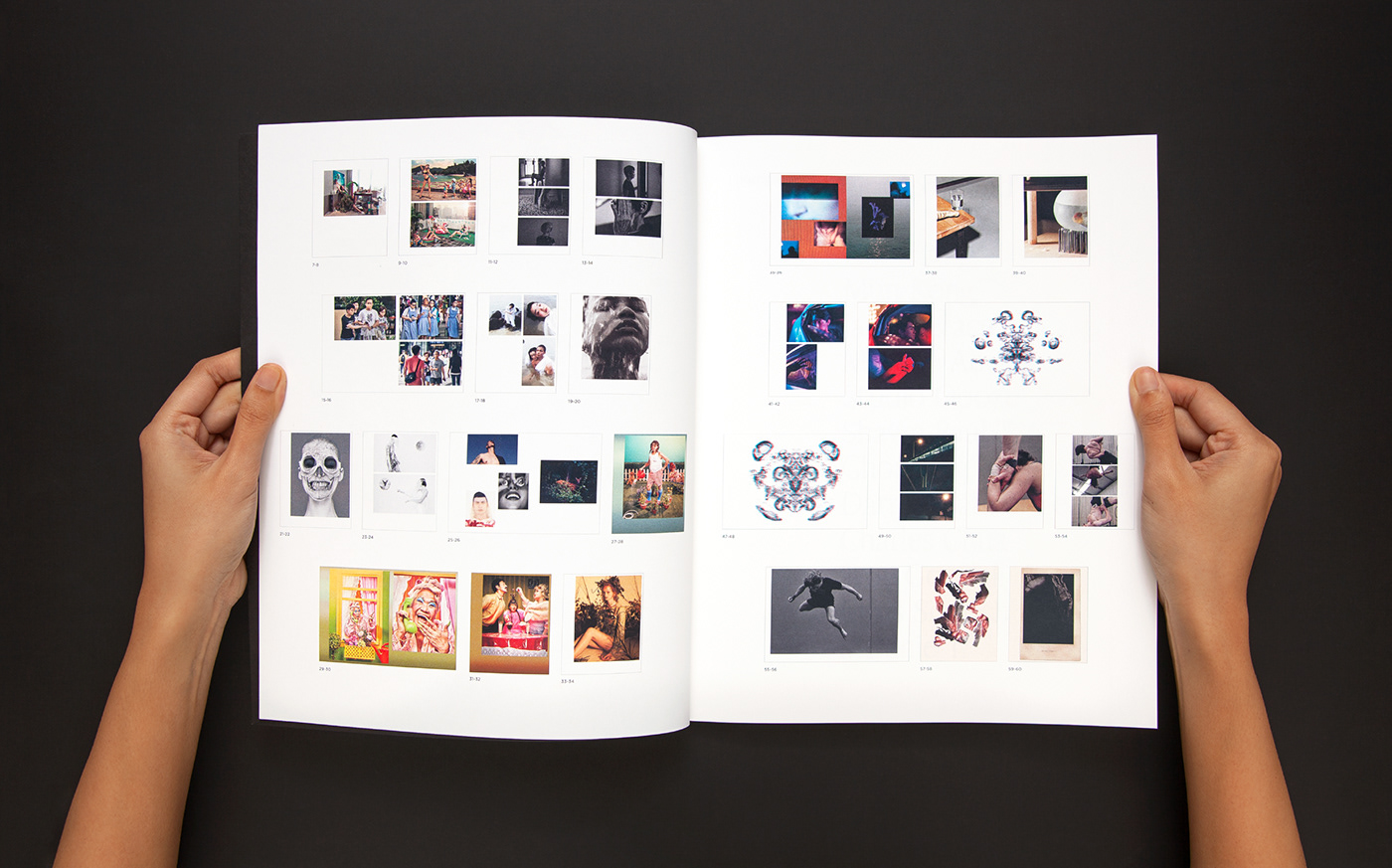 Catalogue Compilation emboss foldout moodboard perforated Photography  print showcase tear-sheet