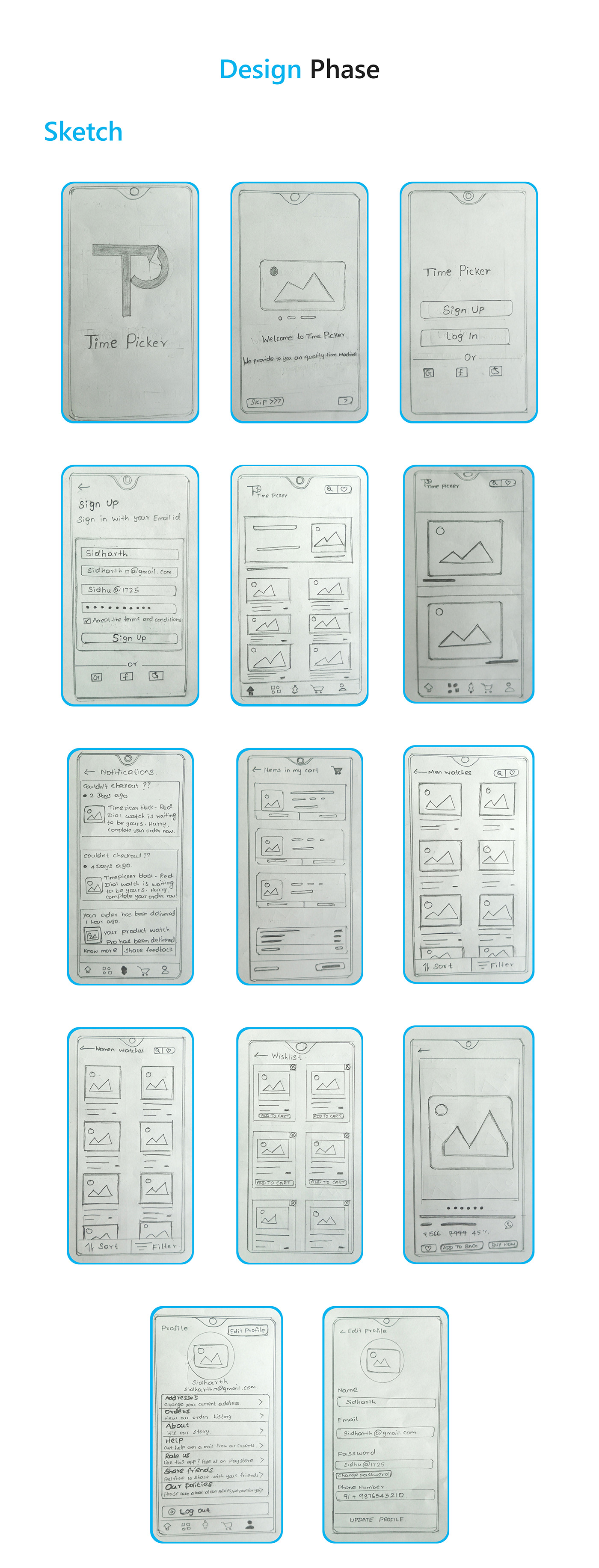 Case Study watch app user interface Mobile app user experience app design mobile Figma ui design timepicker  