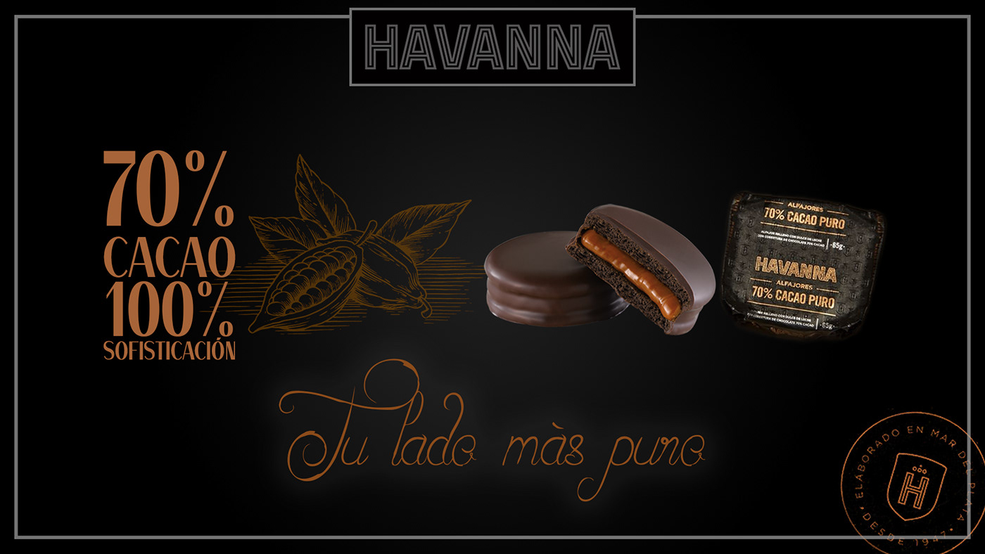 afiche alfajor cacao chocolate Havanna magazine publicidad publicity revista Via Publica