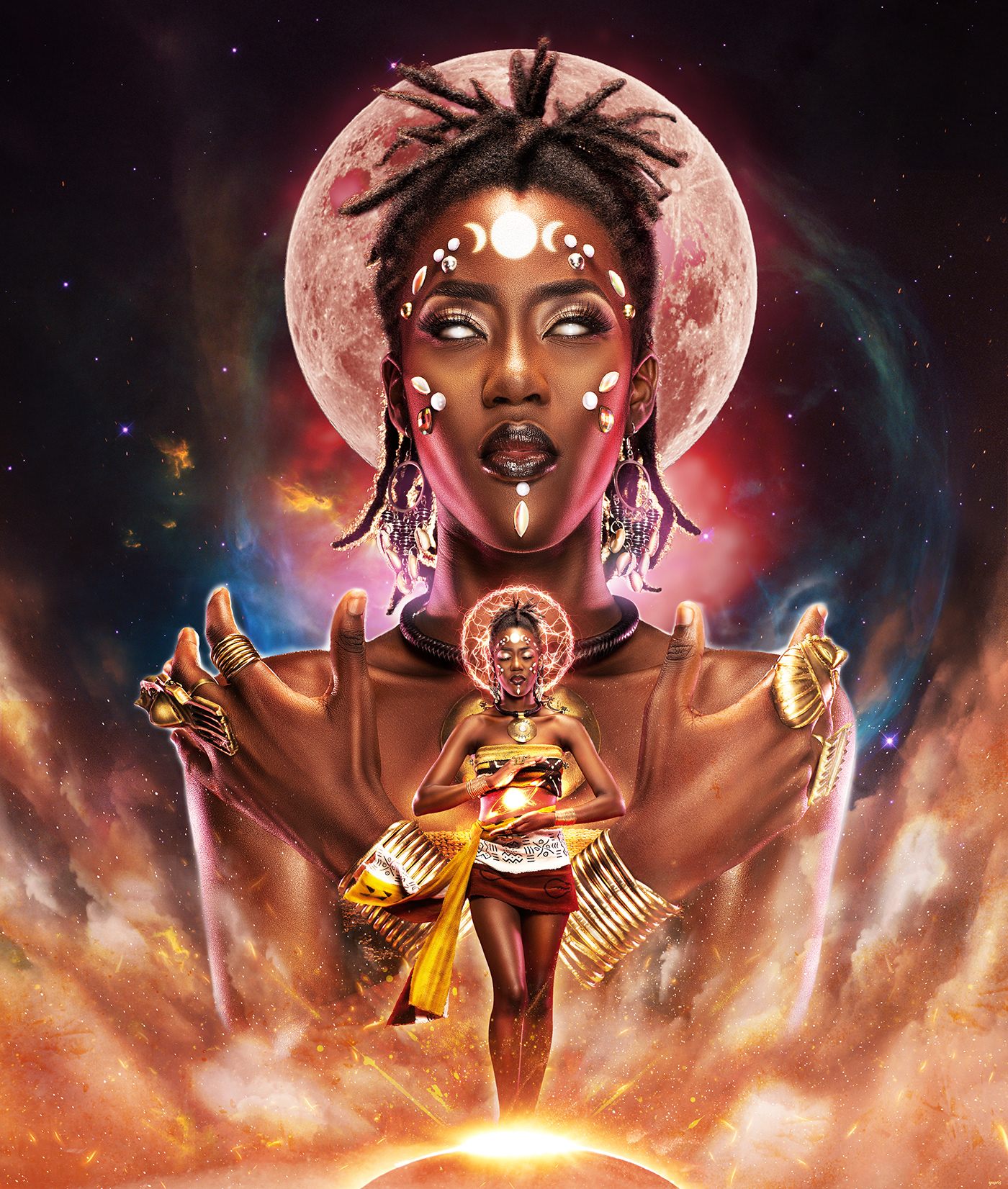 africanism blackartist Character design  concept art Digital Art  spirituality vodou
