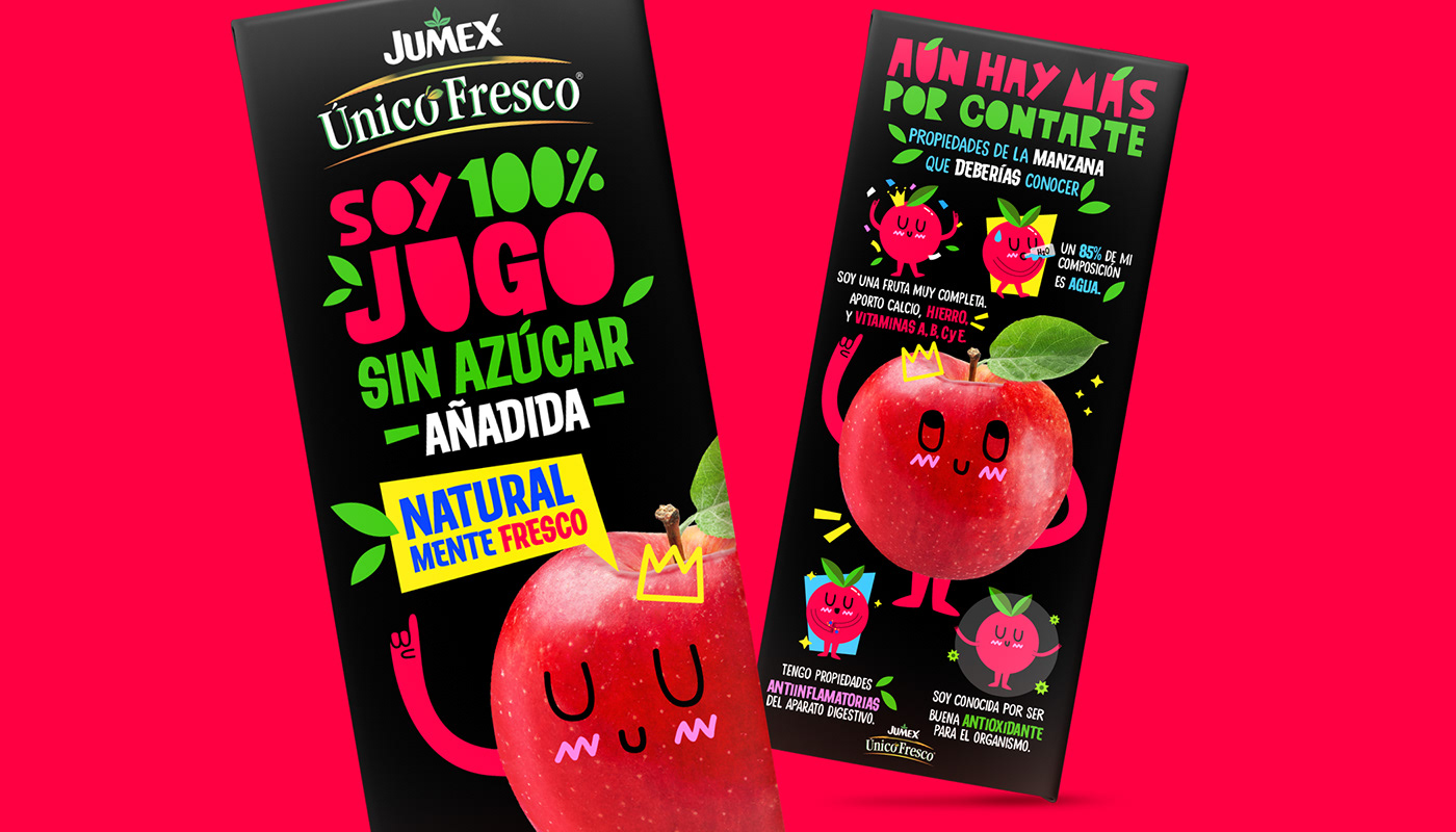 brand graphic design  Jumex Packaging UNICOFRESCO