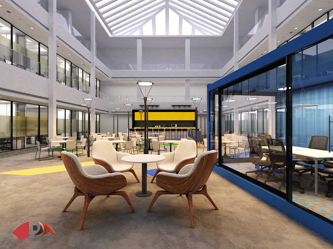 furniture interior design  3ds max Render 3D archviz architecture modern exterior visualization