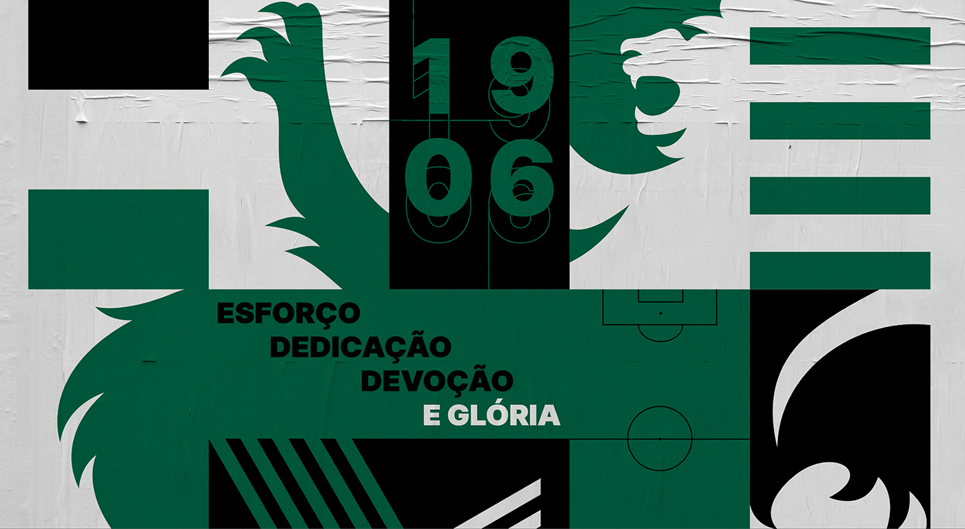 rebranding brand identity Logo Design football soccer Sporting CP sporting Portugal design crest