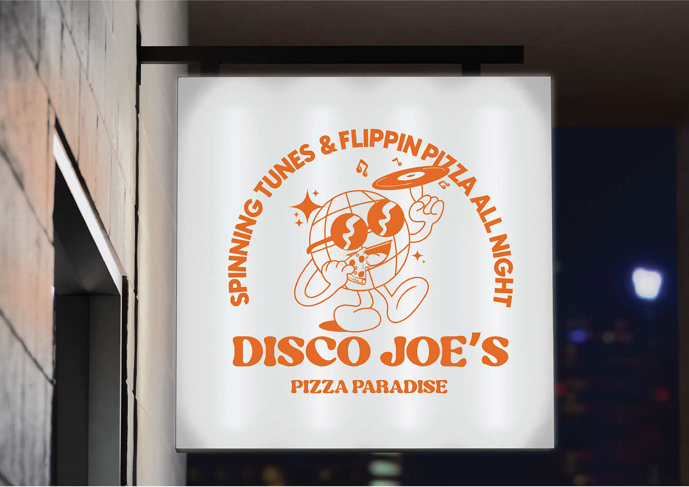 bar Branding design disco Logo Design Pizza