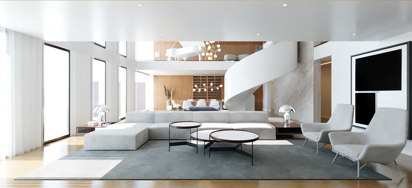 apartment architecture berlin design interiordesign luxurious minimalist SXF