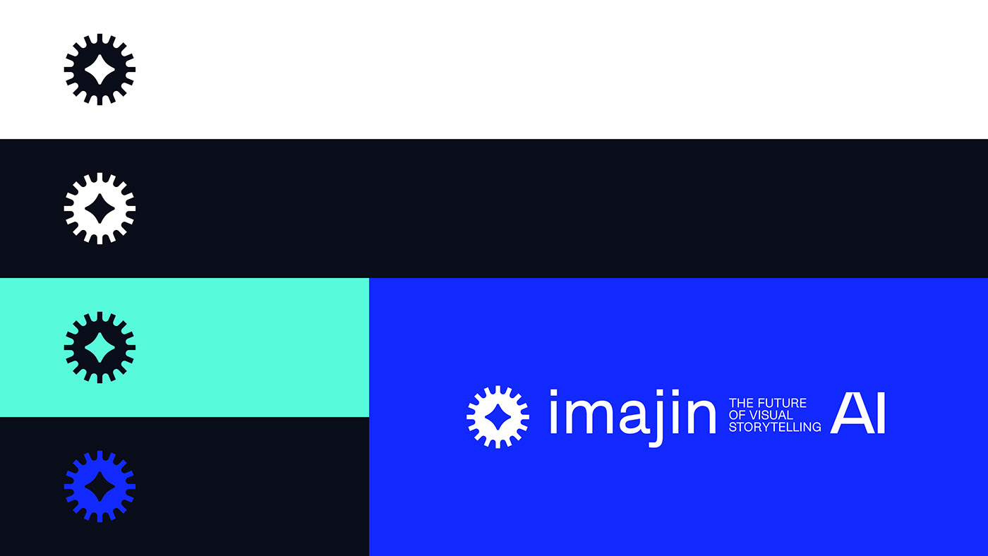 brand idenity Logo Design visual identity SAAS ai Imagine midjourney branding  AI TOOL artificial intelligence