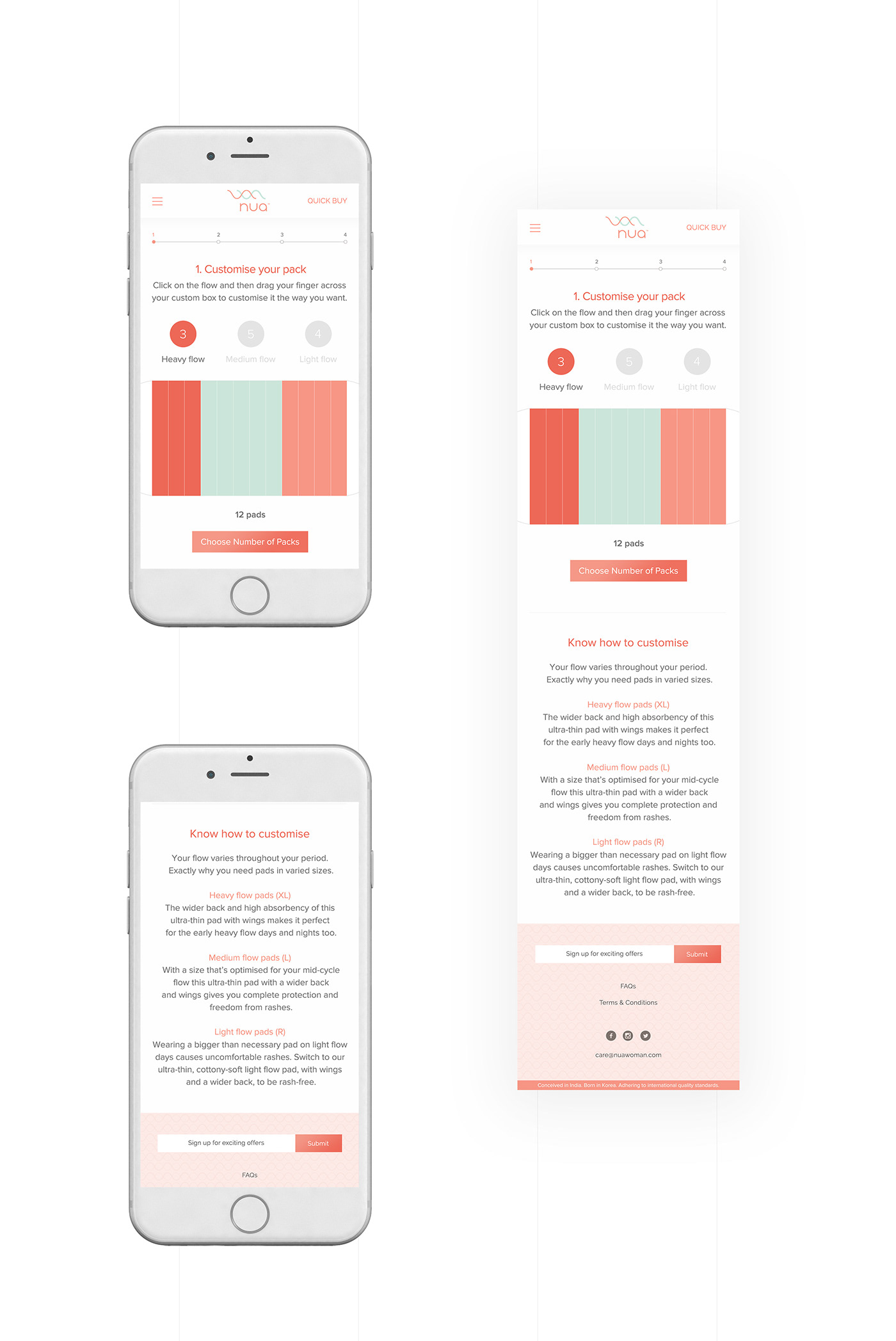 user experience user interface ux UI design women Wellness art direction  mobile Web Design 