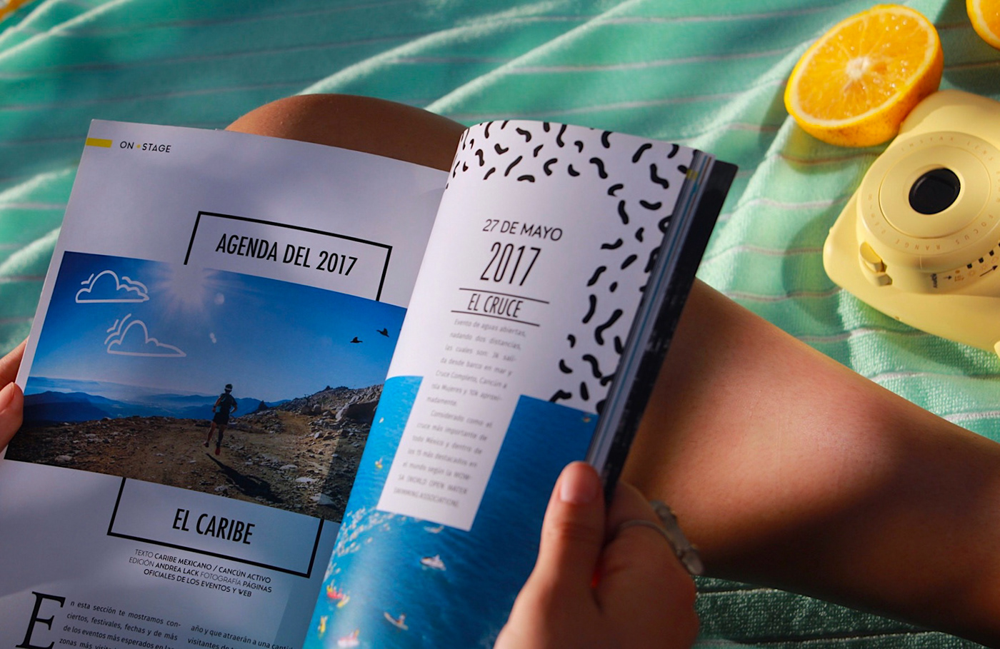 editorial design magazine revista viajes playa SpringBreak photograph diseñoeditorial vacaciones