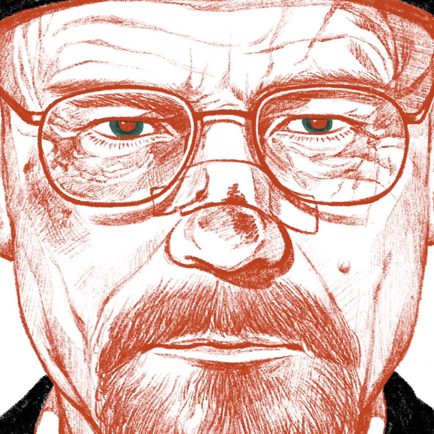 breaking bad bryan cranston caricature   Drawing  iPad portrait
