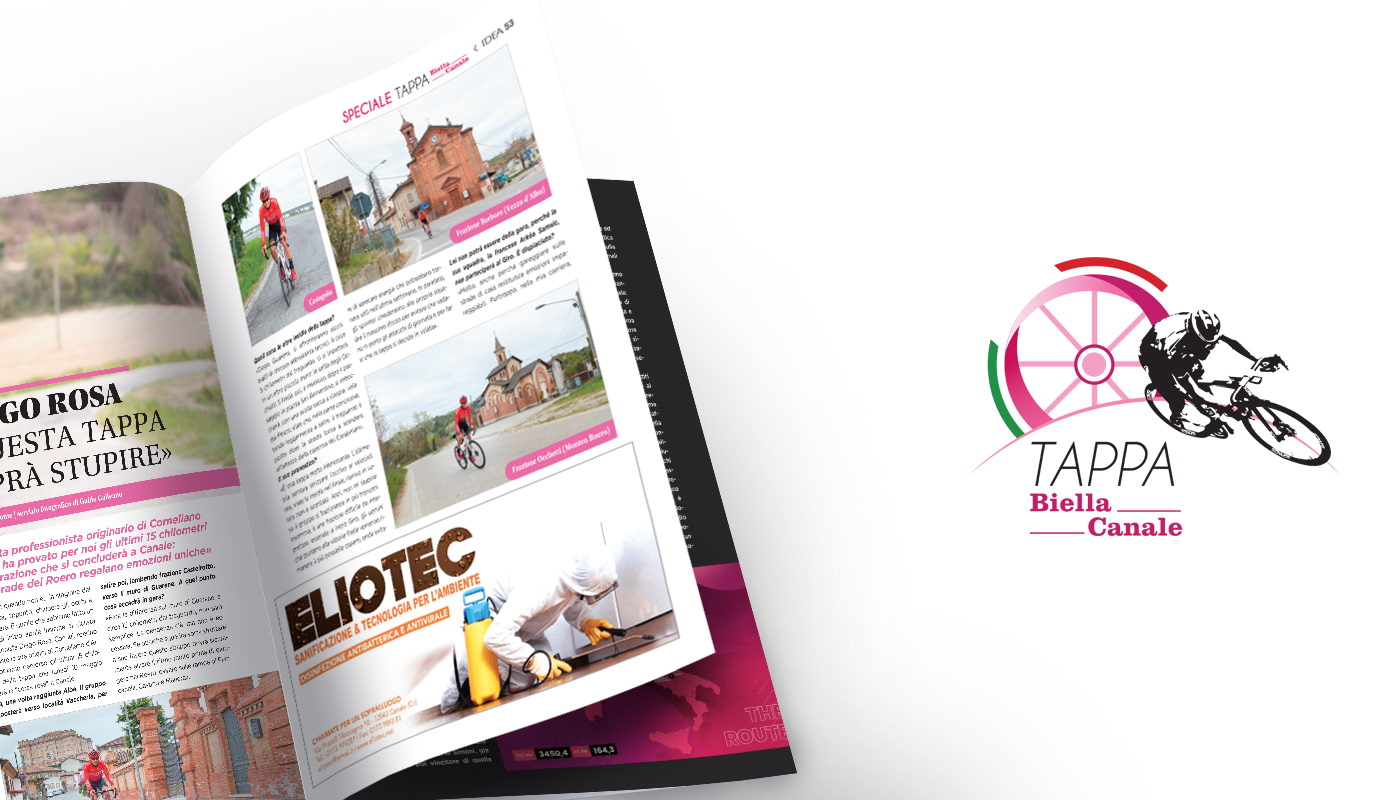 bycicle editorial design  editorialdesign giornale Giro d'italia graphic design  impaginazione magazine rivista rosa