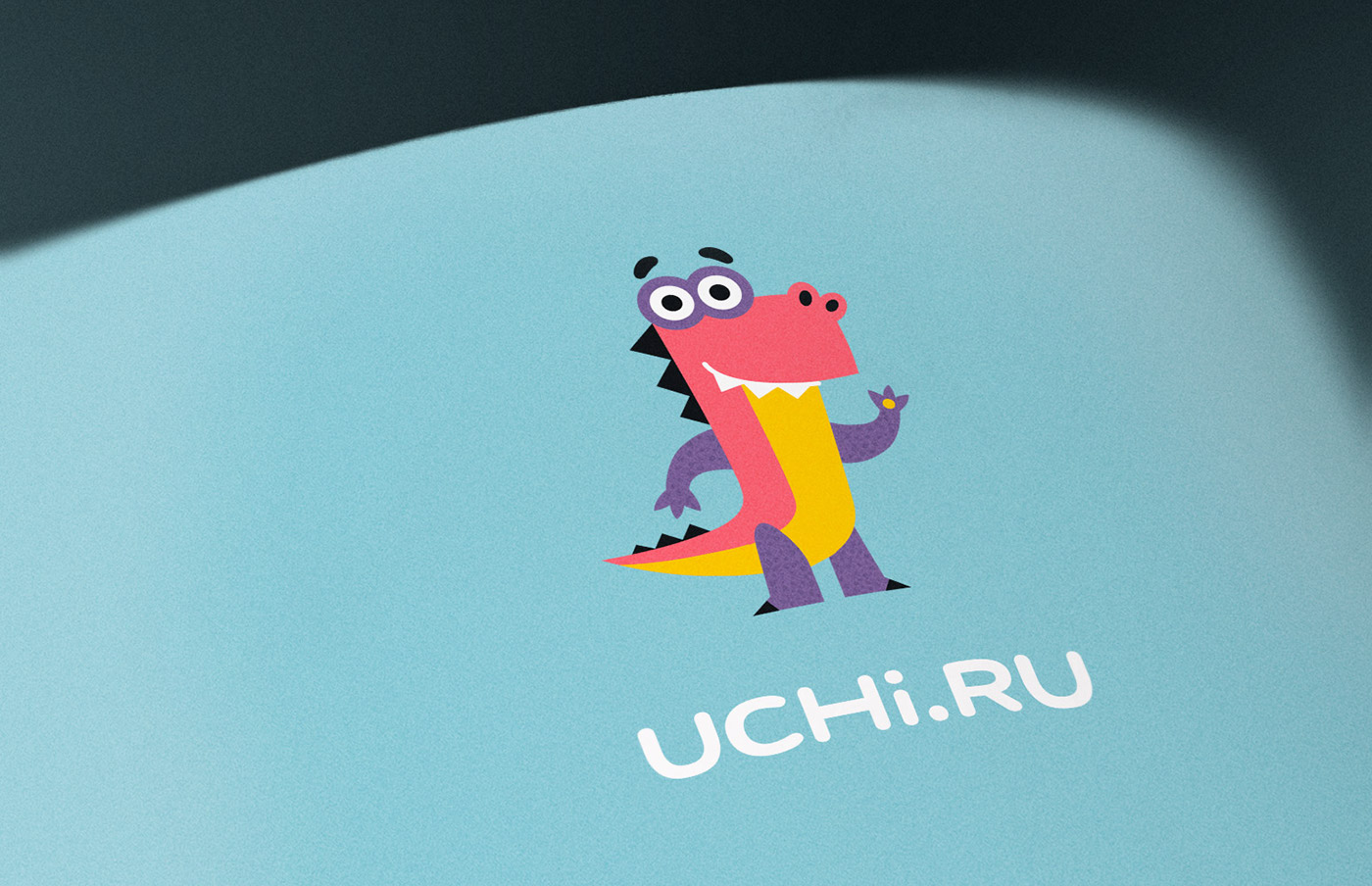 Character Dino uchi.ru identity logo