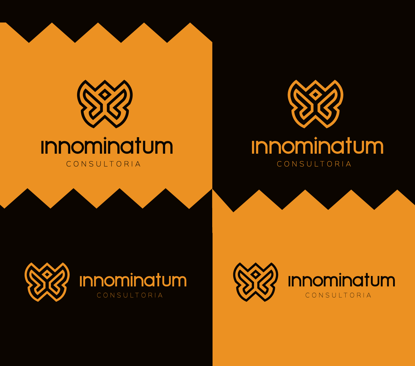 brand Consulting innominatum yellow black ILLUSTRATION  agency design
