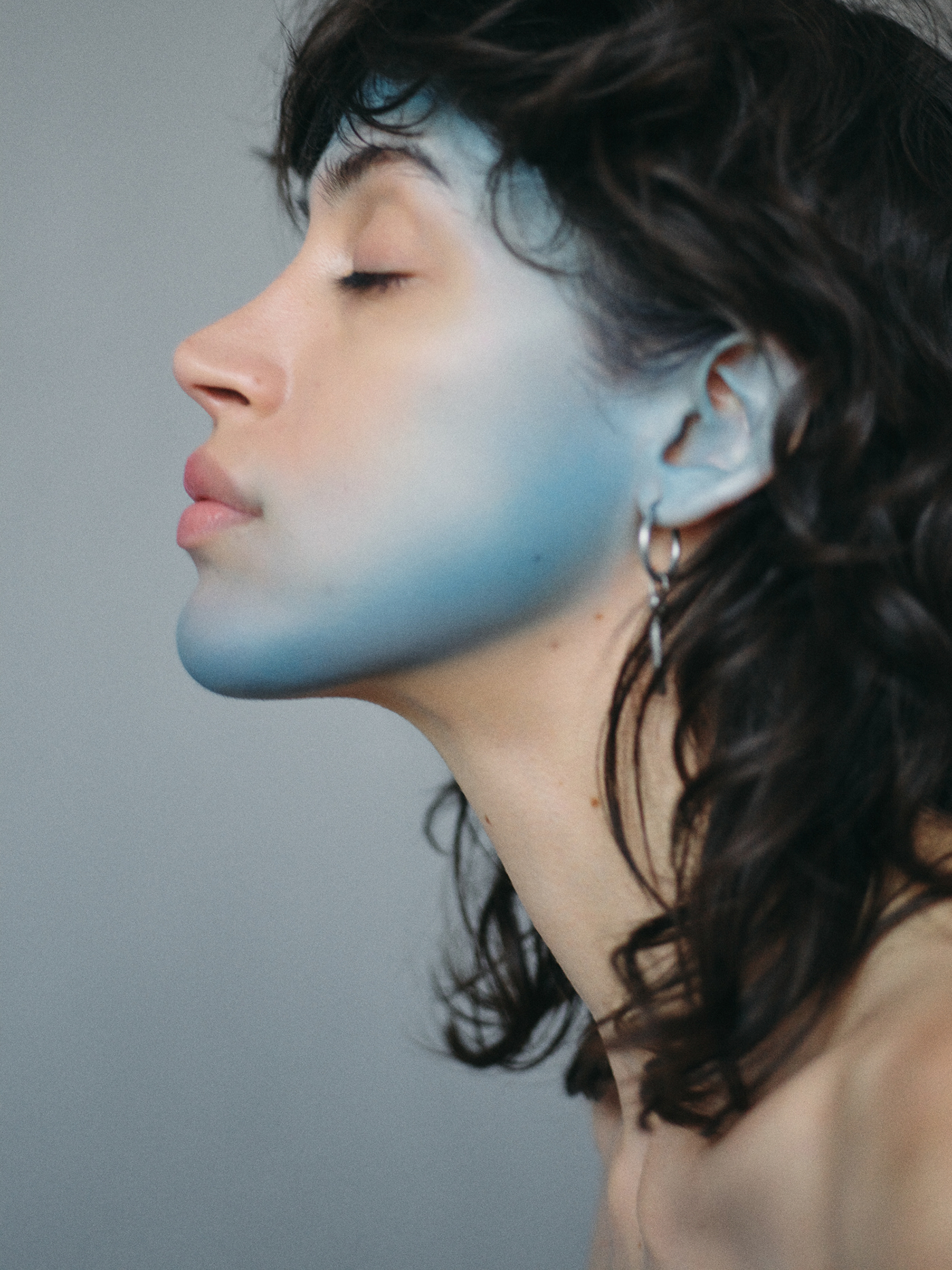 beauty editorial Fashion  magazine makeup model Photography  portrait postproduction retouch