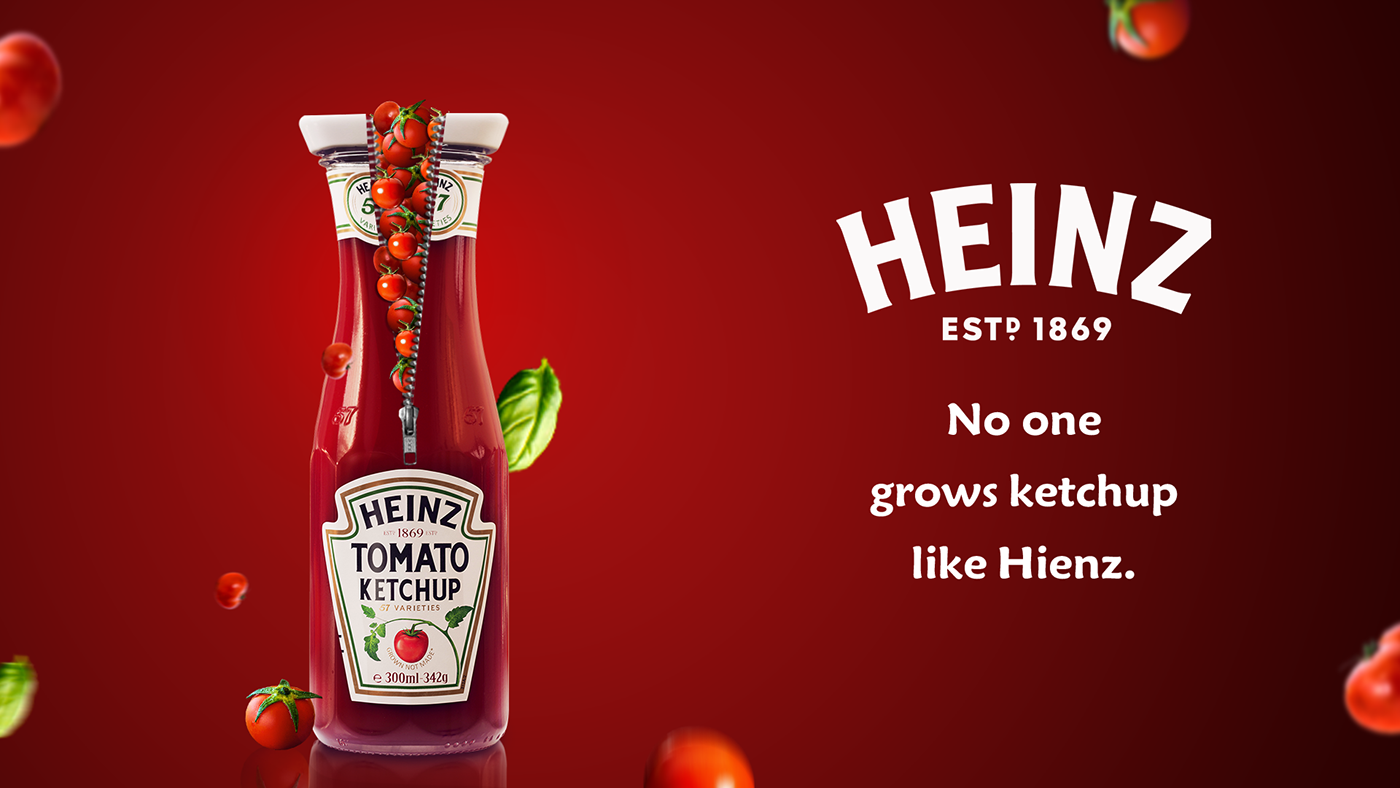 ketchup heinz Food  Social media post Photo Manipulation  Adobe Photoshop Graphic Designer Tomato amazing