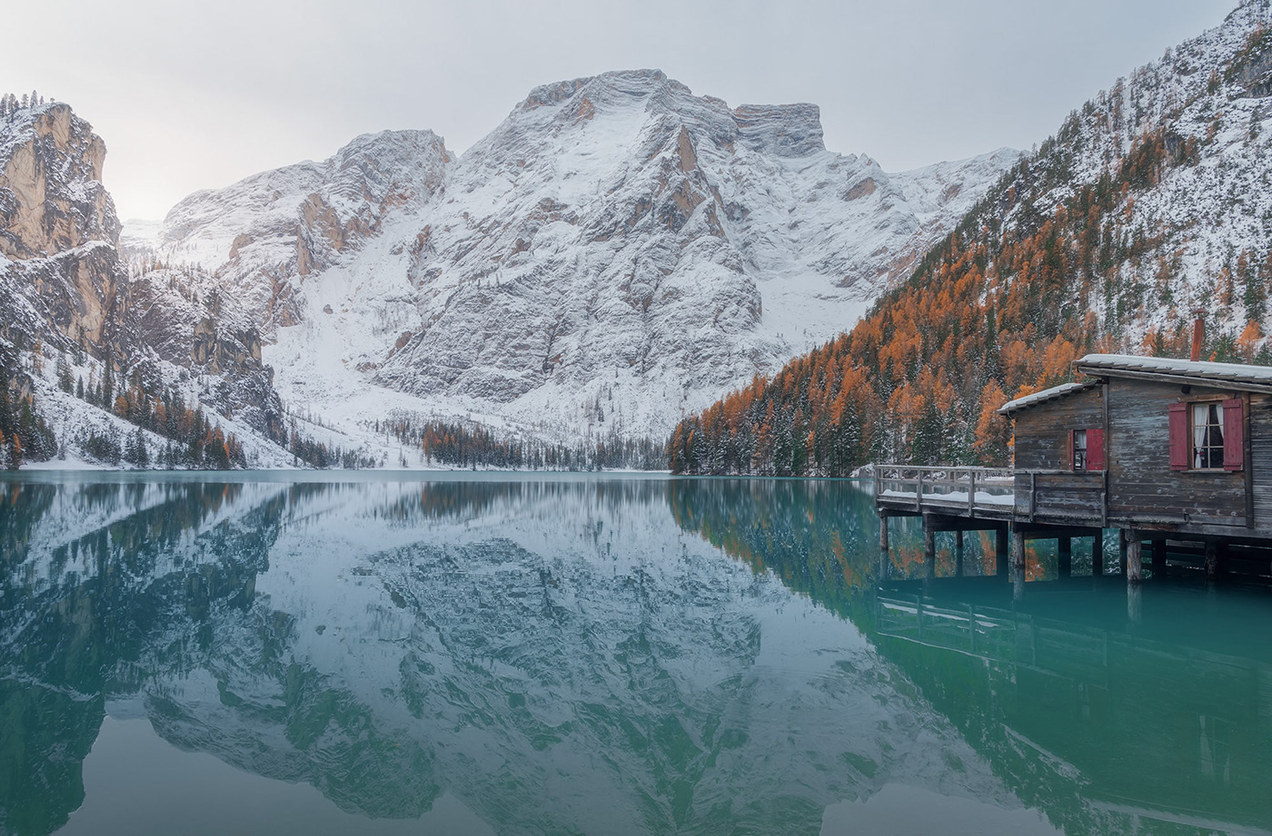 Photography  dolomites Italy landscape photography travel photography winter mountains alps lake nature photography