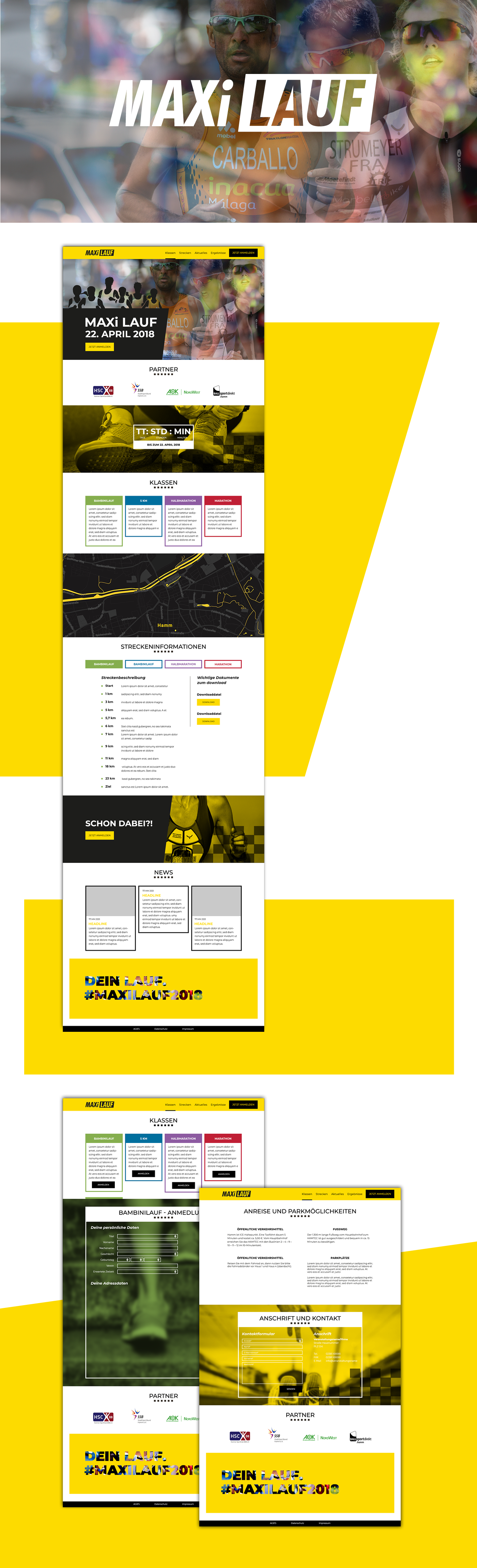 weblayout Webdesign Website design