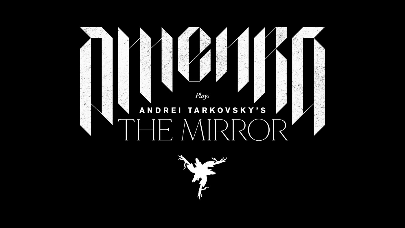 amenra Andrei Tarkovsky Cinema lettering logo metal posters the mirror Typeface concert