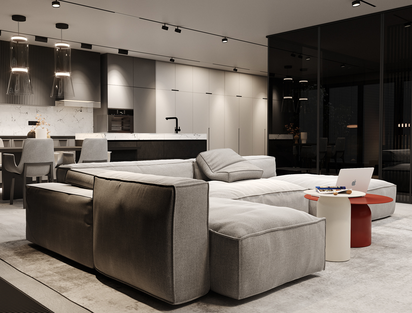 3dmax apartment architecture CGI corona renderer design Interior living room visualization interior design 