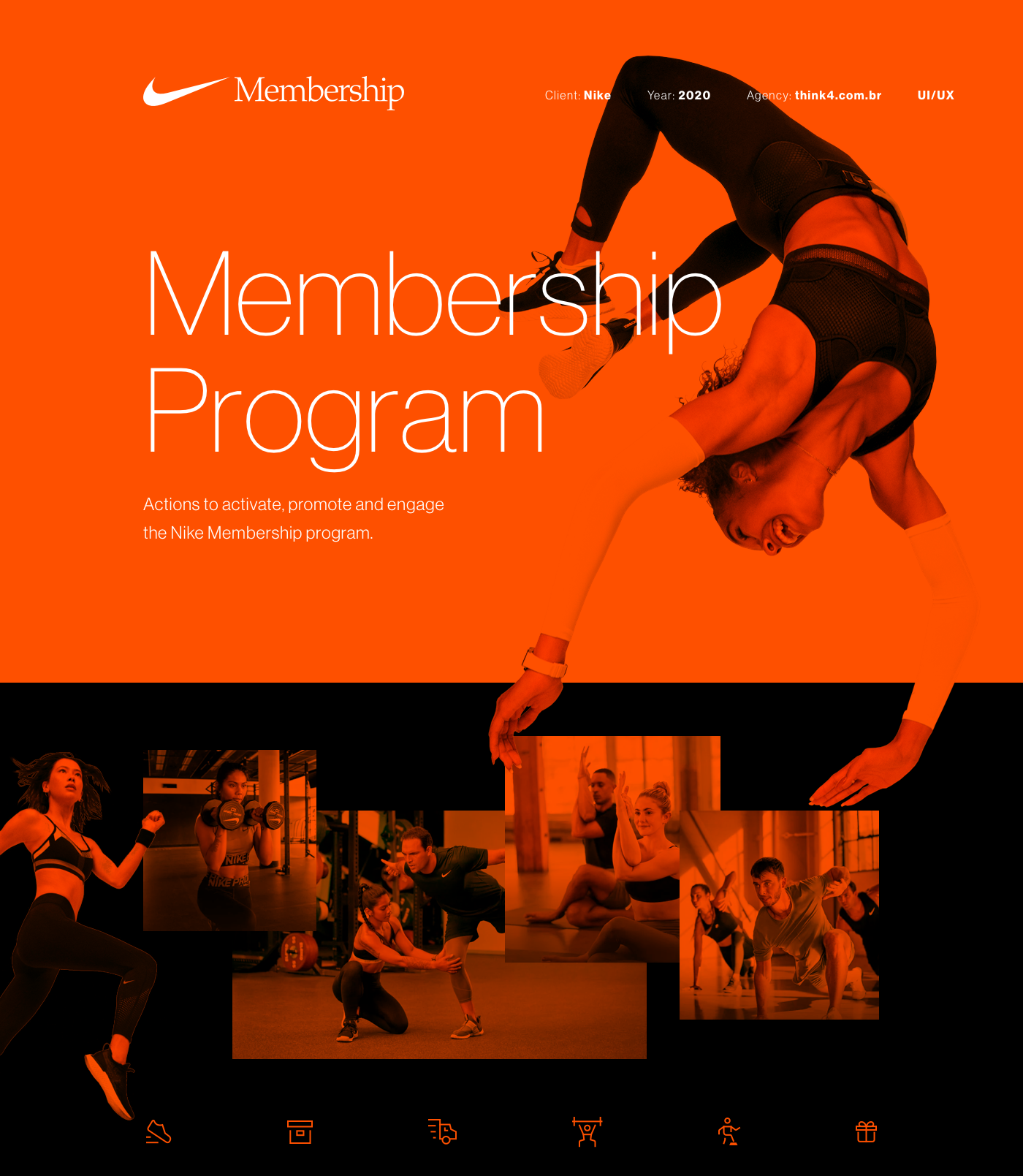 CdP Nike nike brasil Nike members Nike membership o2o offline online orange print
