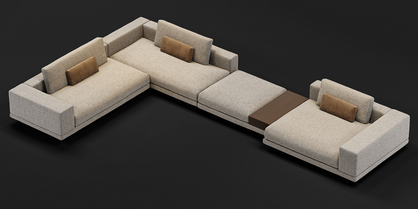 furniture 3D visualization Render corona 3ds max