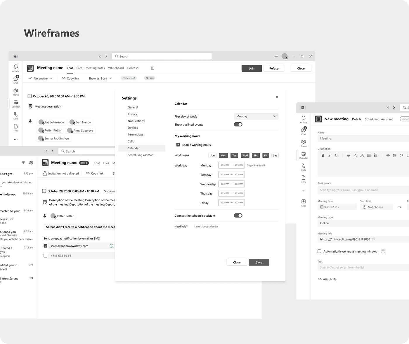 Microsoft product design  UI/UX Figma desktop user interface app design user experience