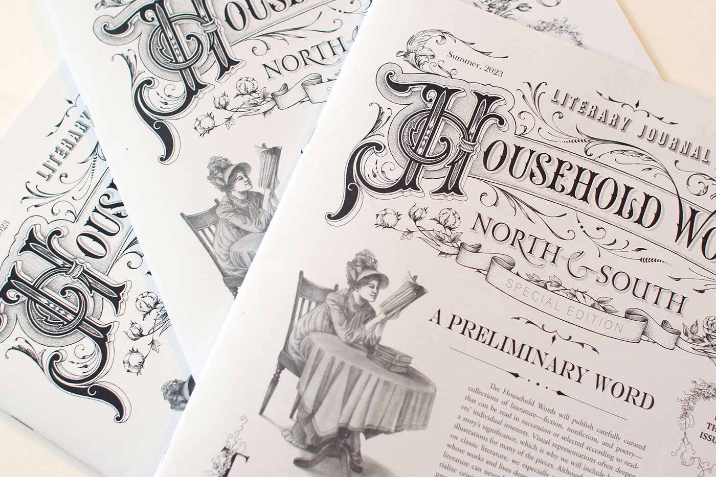 design lettering Calligraphy   publishing   black and white history