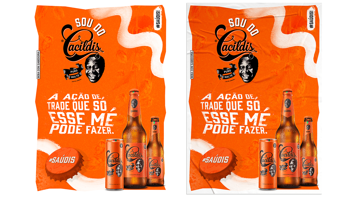 key visual logo beer identity brand identity Cacildis identidade visual trade kv Mussum