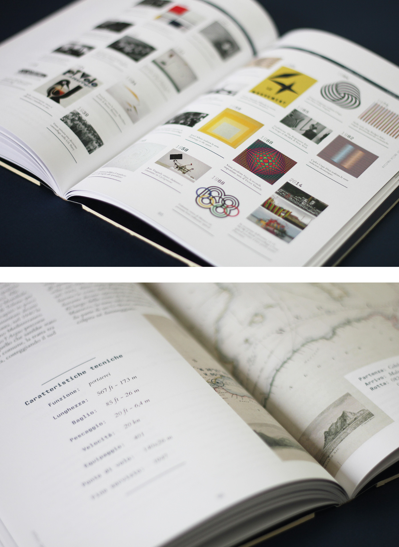 editorial book timeline Layout silkscreen camouflage ships navy optical optical illusion map Time Line art