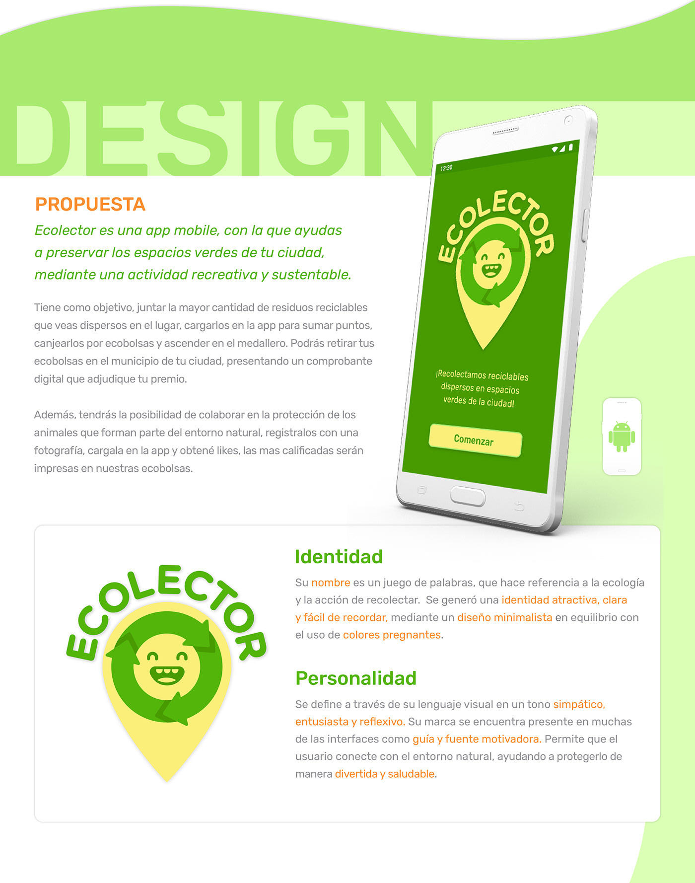 Acamica app design Case Study ecologia Mobile app reciclado ui design UI/UX user experience UX design
