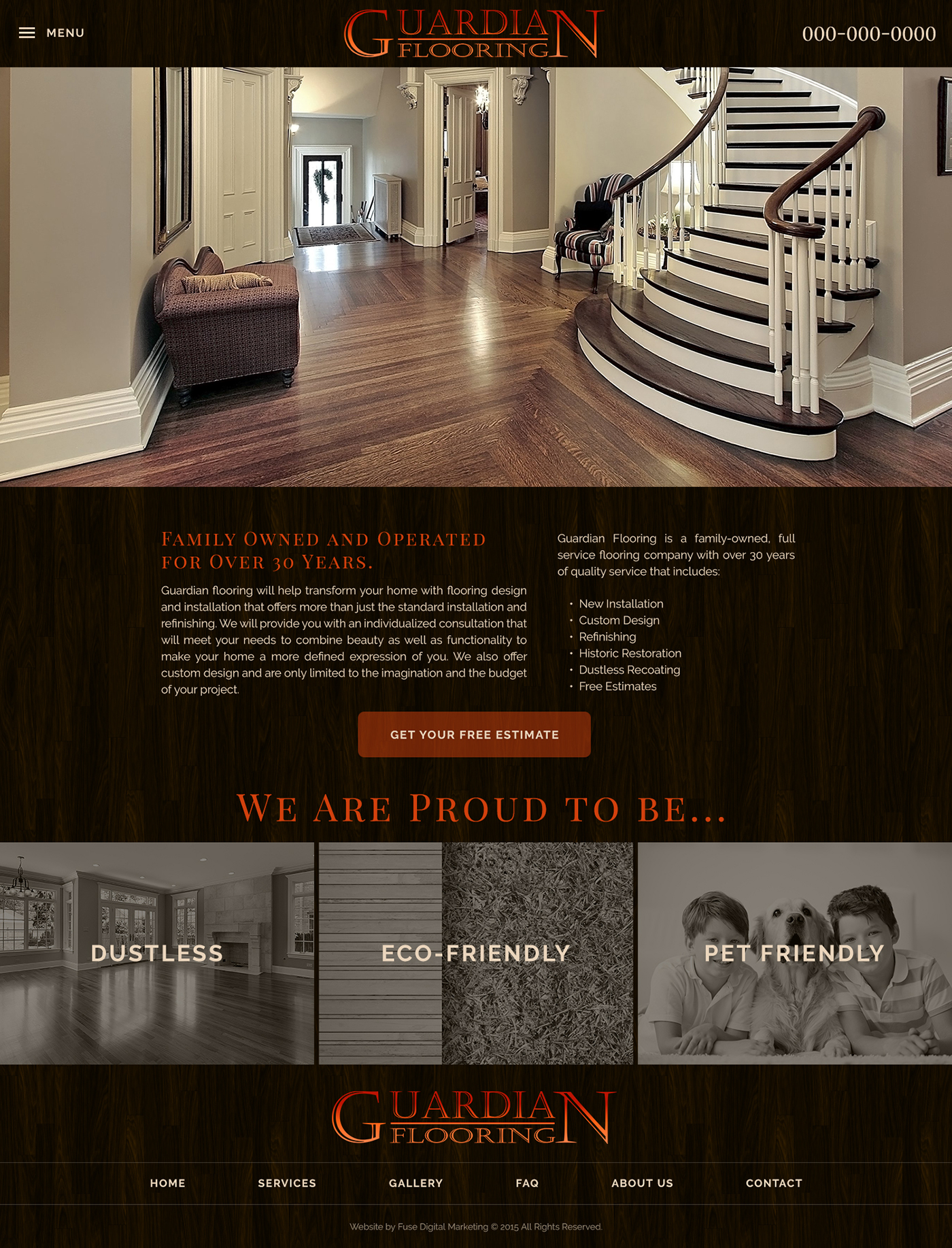 flooring hardwood Website Design website development wordpress php css HTML photoshop
