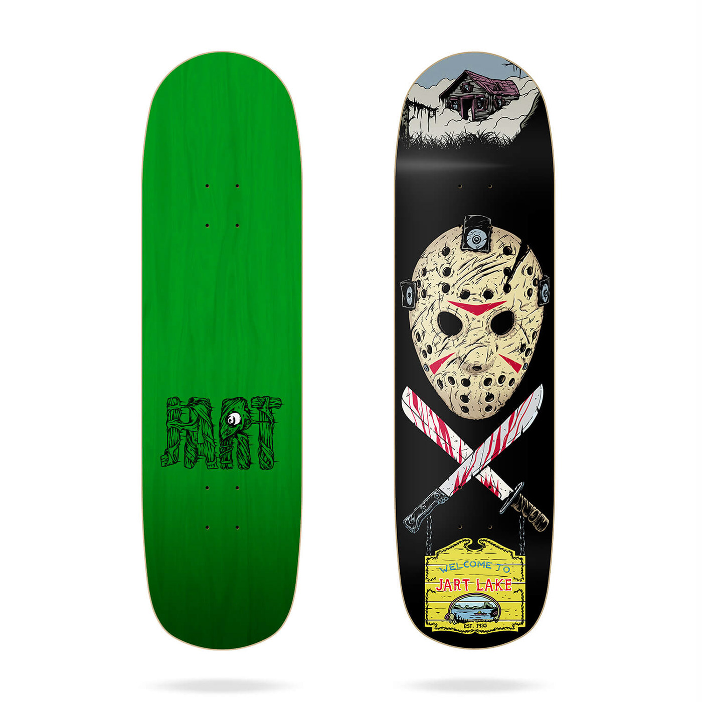skateboar jart skateboards deck skull deaper Ghostbusters