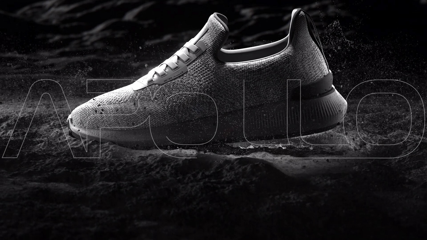 animation  cinema4d design golf houdini motion graphics  PETER MILLAR redshift shoes sneakers