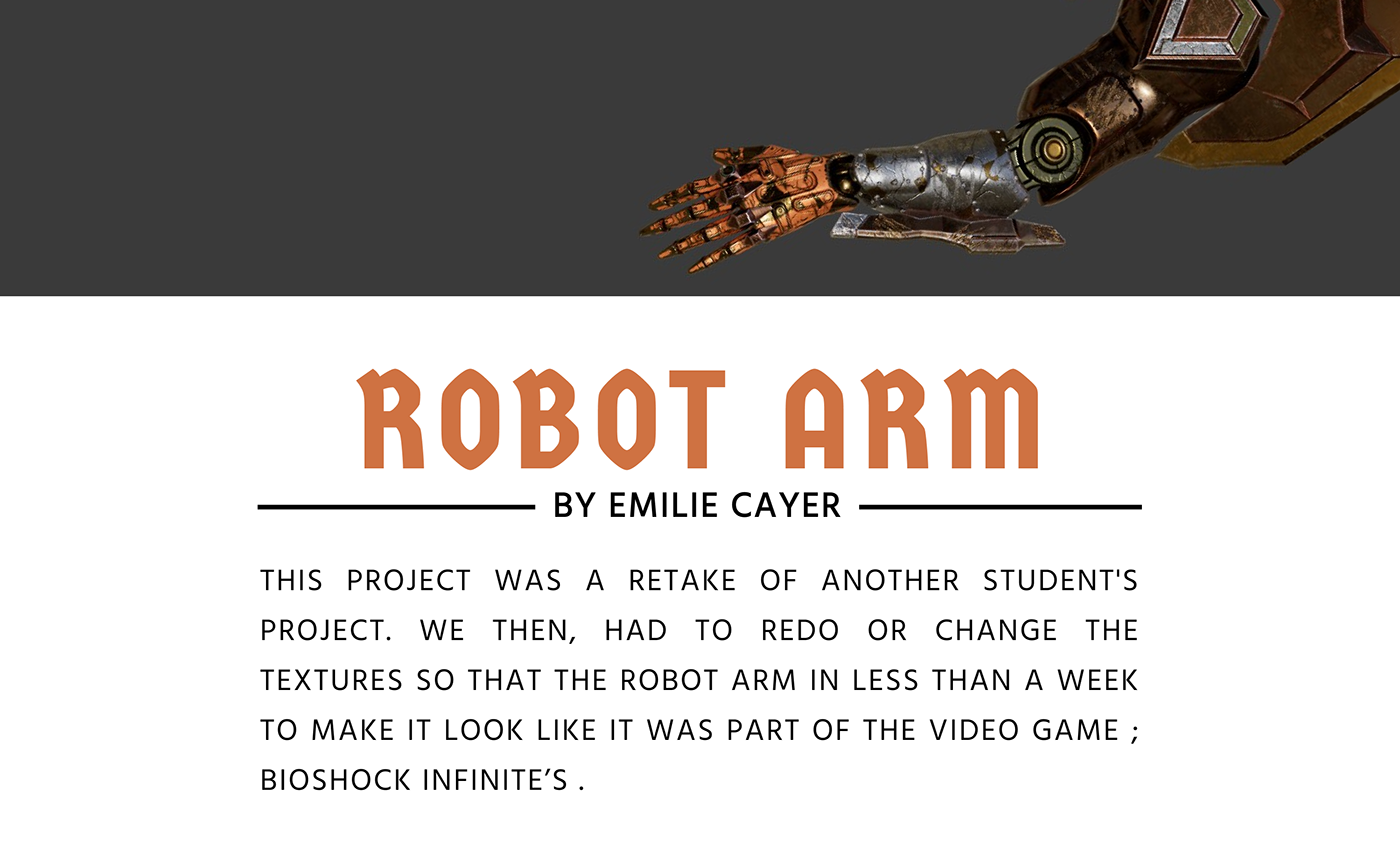texturing Substance Painter 3D robot BioShock video game Iray