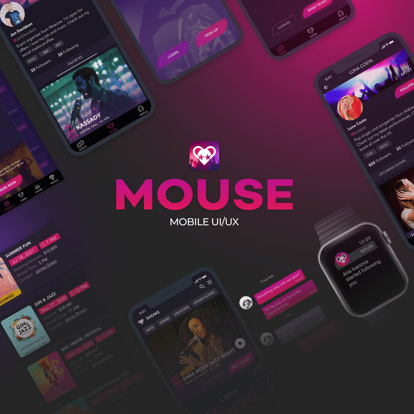 MOUSE mobile UI/UX