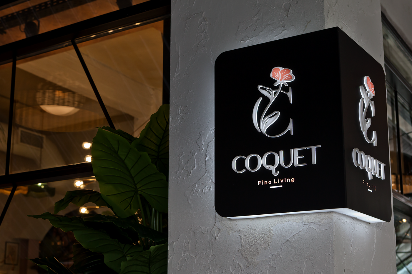 Coffee logo identity Packaging bar cursordesign visual cafe Coquet branding 