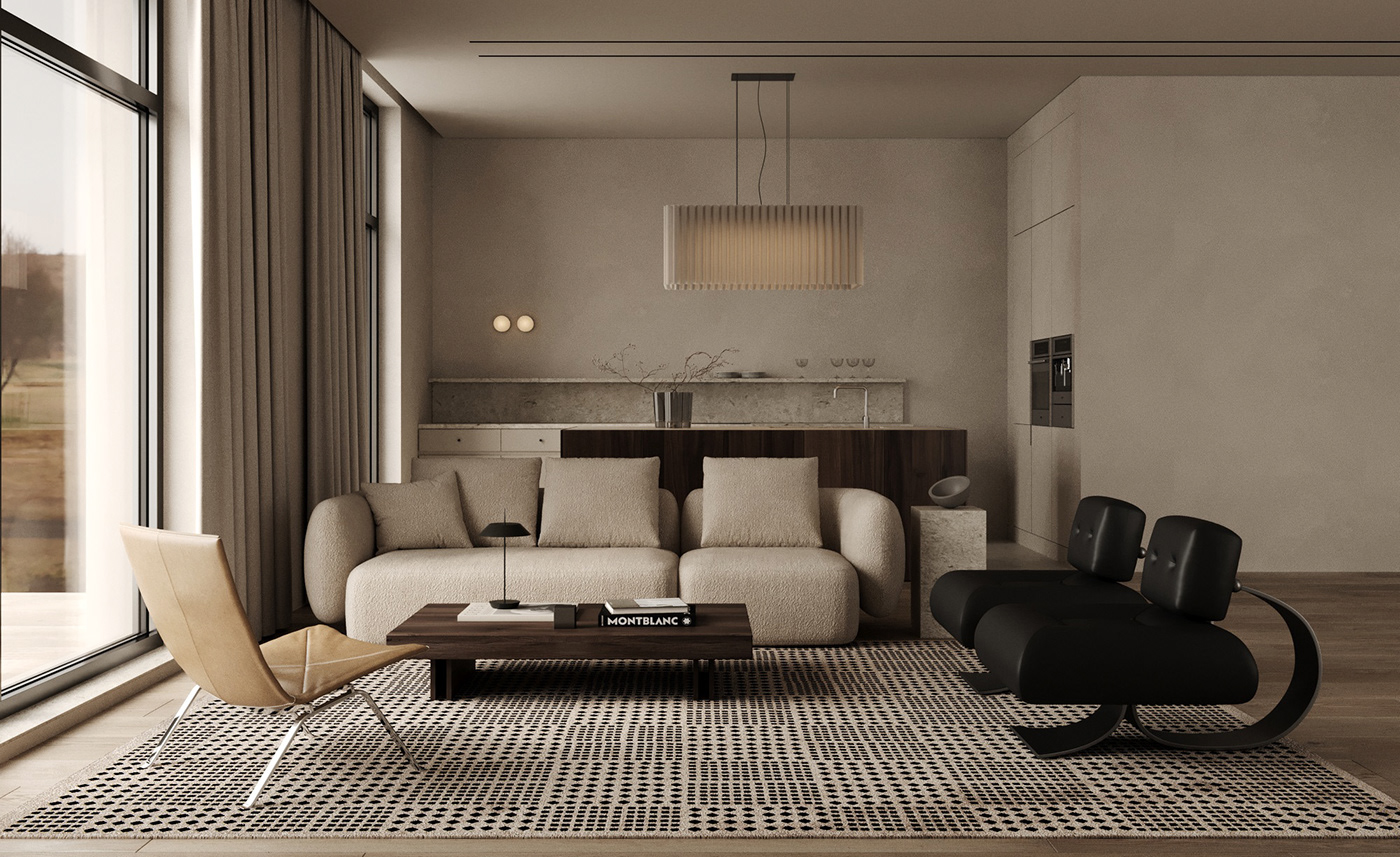 interior design  visualization 3ds max archviz corona CGI architecture Japandi
