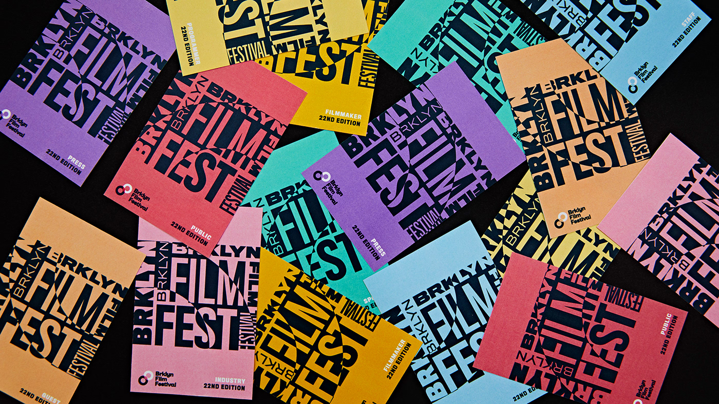 branding  Brooklyn Campaign Branding design festival film festival graphic design  print design  Typographic Branding typography  