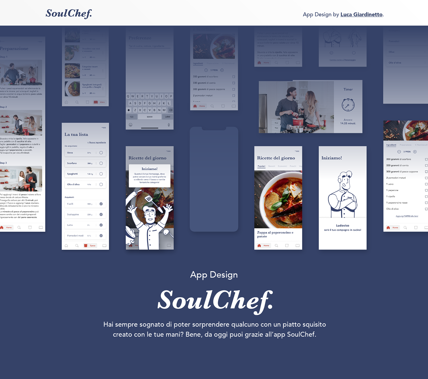 cook app design Food  presentation Night mood ILLUSTRATION  characters animation Project soul chef App Food